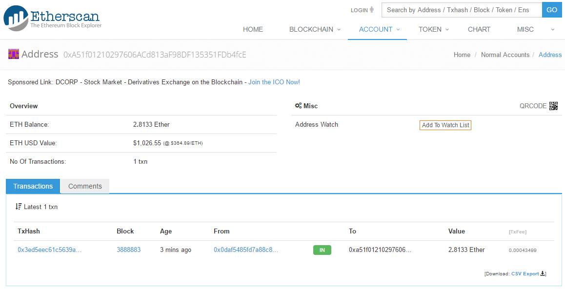Blockchain Explorer